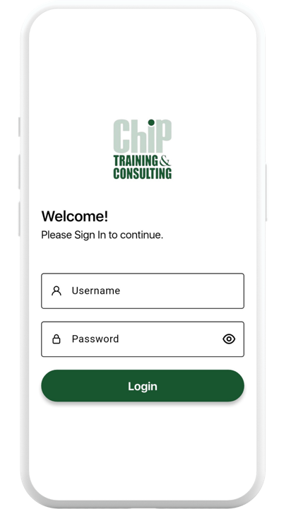 Chip Admin app screenshot