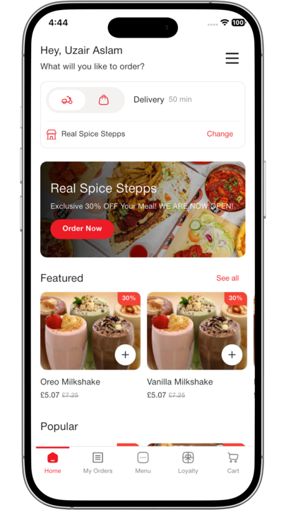 RealTec SaaS Platform app screenshot